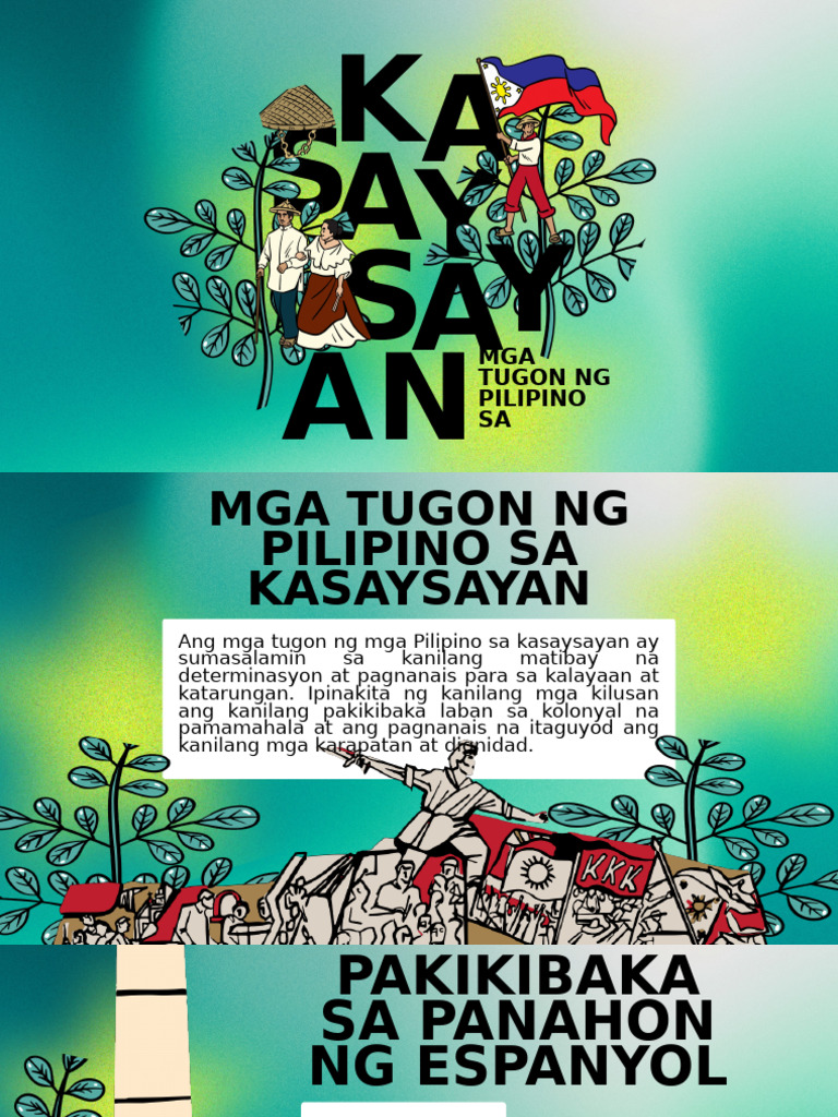 Mga Tugon NG Pilipino Sa Kasaysayan | PDF
