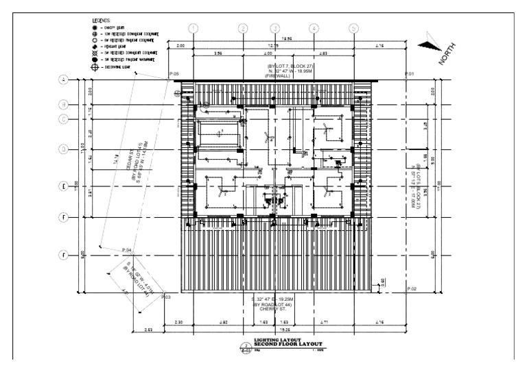 Second Floor Lighting Layout Plan | PDF