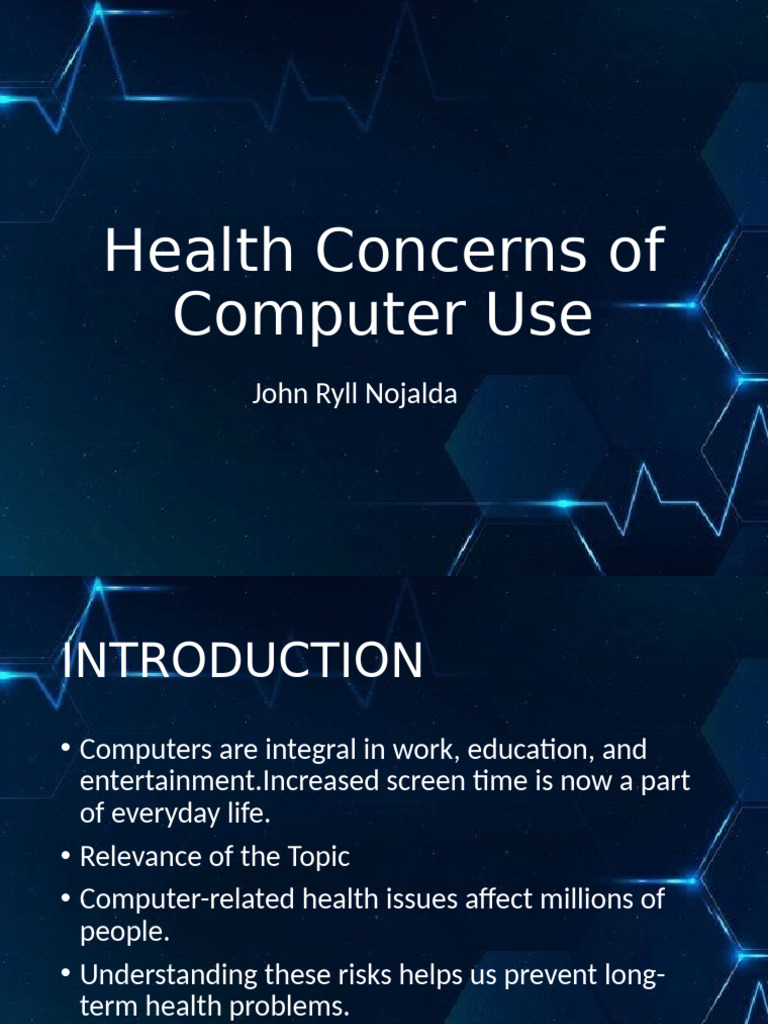 Health Risks of Computer Use Explained | PDF | Diseases And Disorders ...
