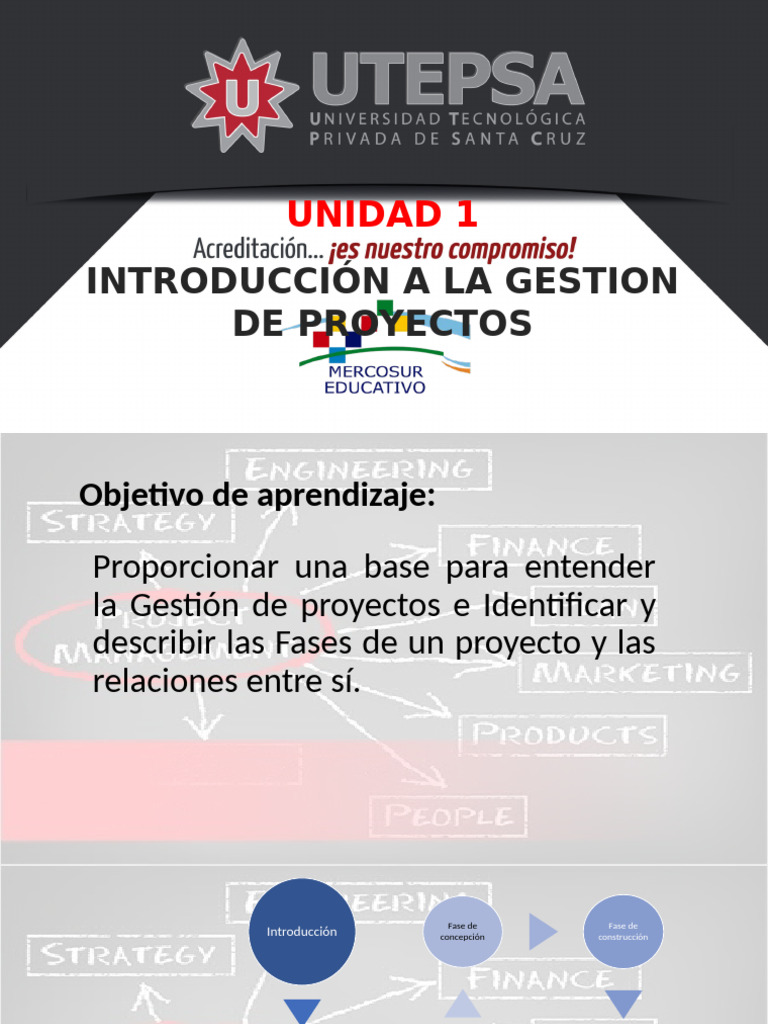 Introducción a la Gestión de Proyectos | PDF | Planificación | Gestión ...