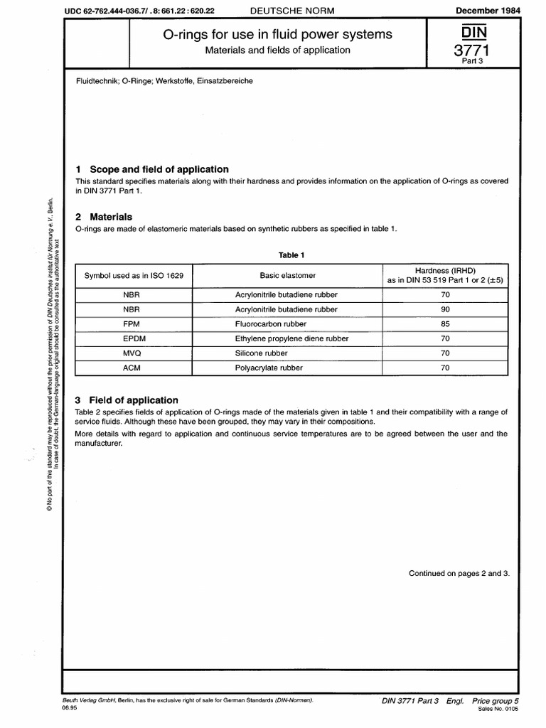 Din 3771 | PDF