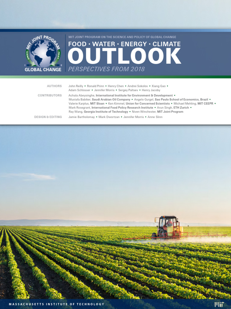 2018 Global Change Outlook Report | PDF | Climate Change | Greenhouse Gas