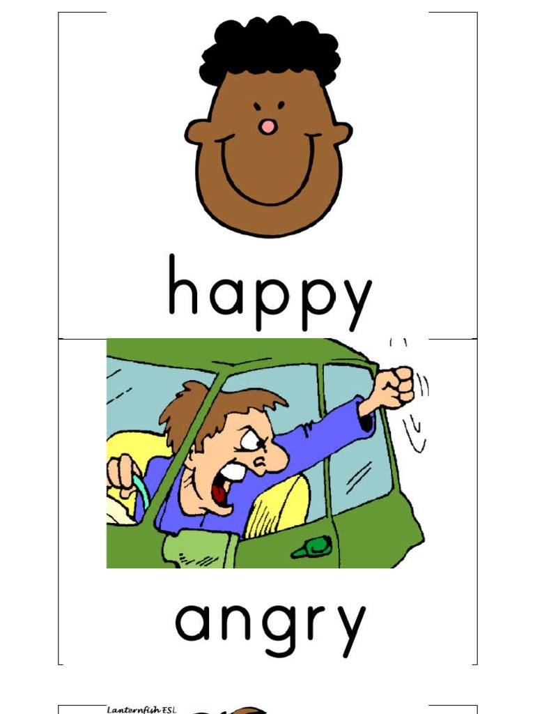 Emotion Flashcards | PDF | Language Arts & Discipline