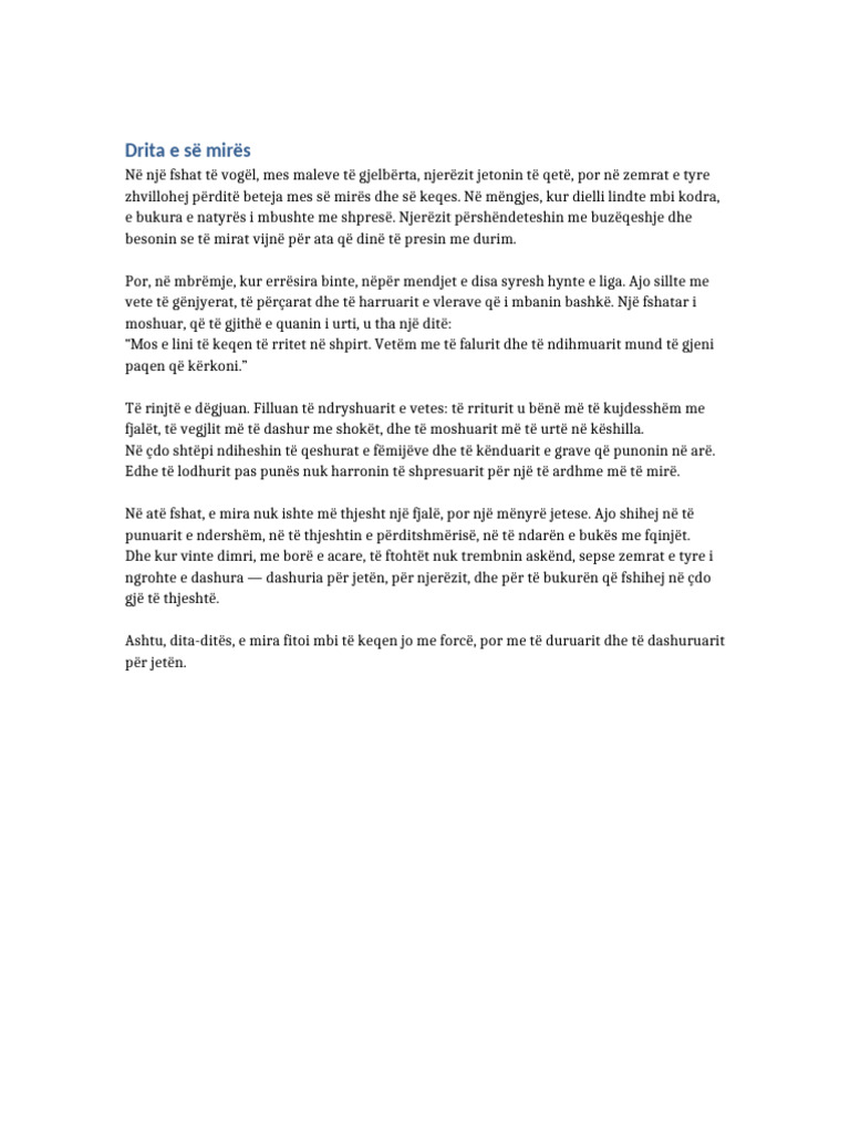 Krijimi I Nje Teksti Letrar | PDF