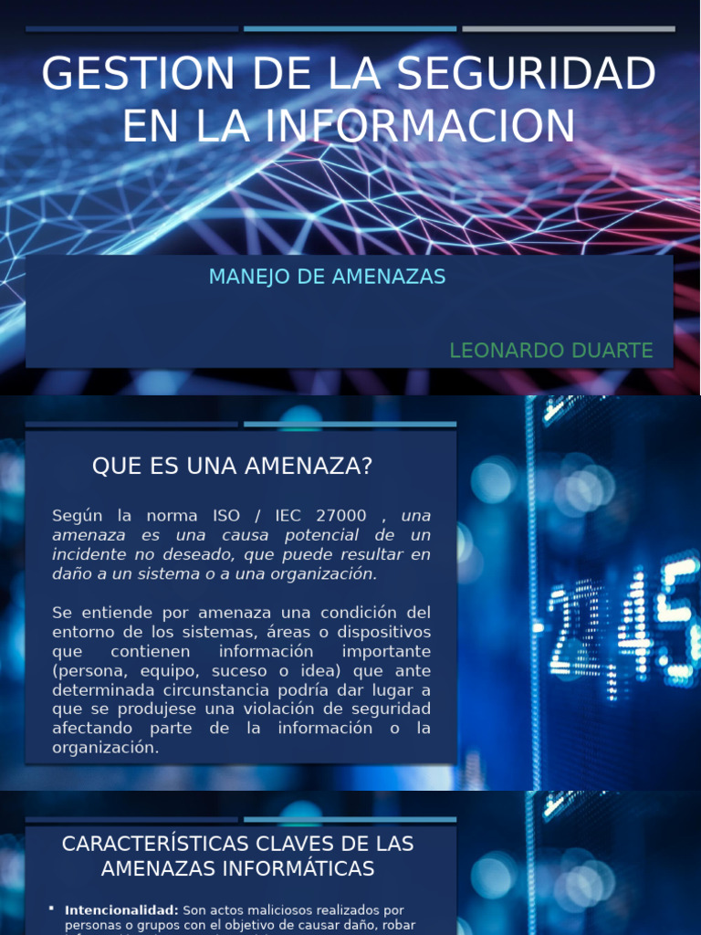 Gestion de La Seguridad en La Informacion Taller 2 | PDF | La seguridad ...