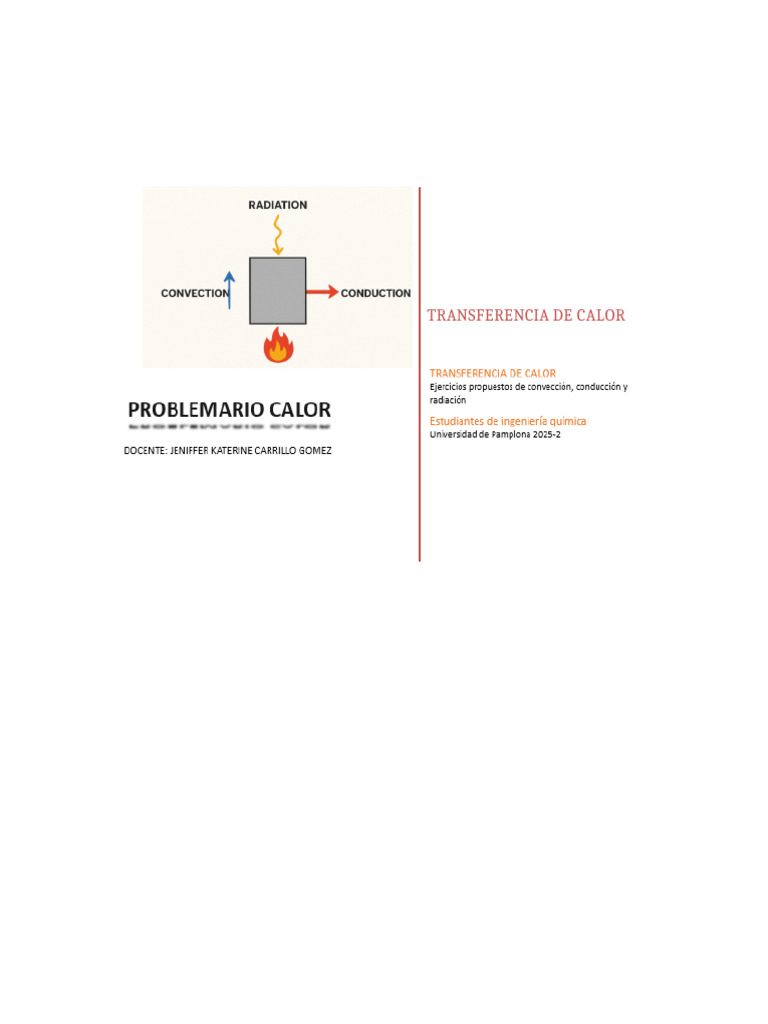 Ejercicios de Transferencia de Calor en Ingeniería | PDF | Conduccion ...