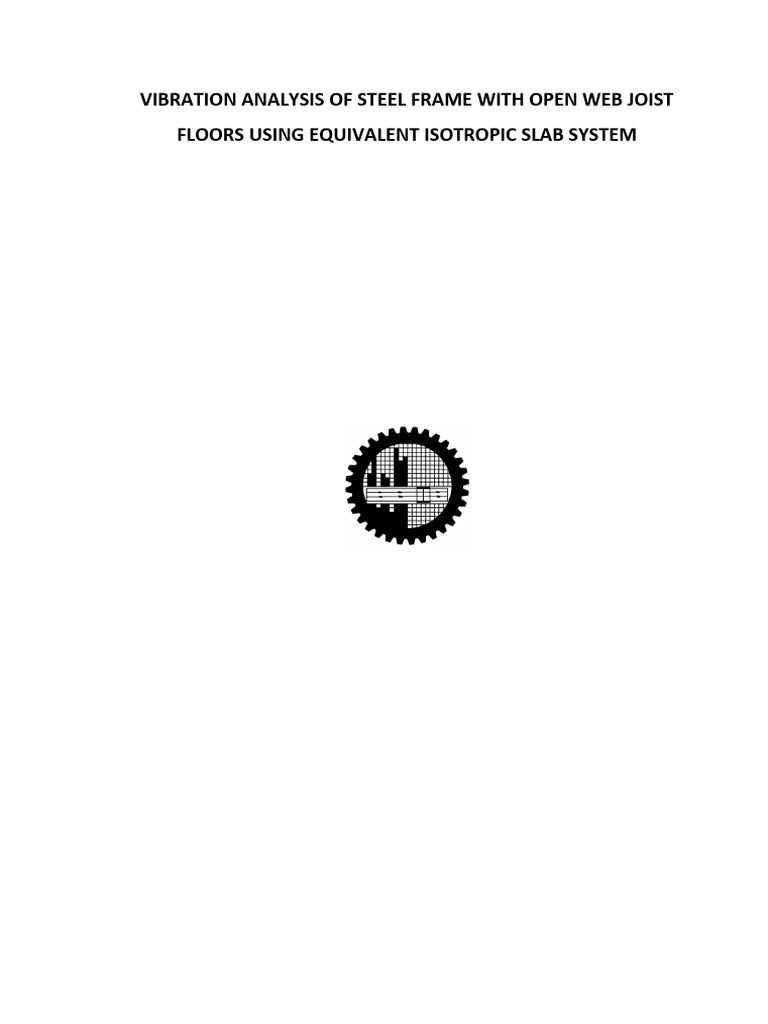 Vibration Analysis of Steel Joist Floors | PDF | Classical Mechanics ...