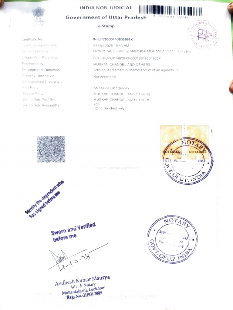 Uttar Pradesh Property Document Details | PDF