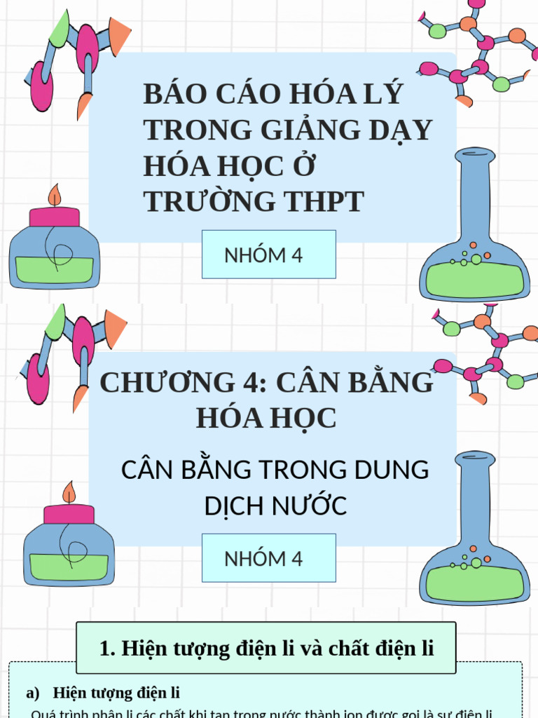Cân Bằng Trong Dung Dịch Nước | PDF