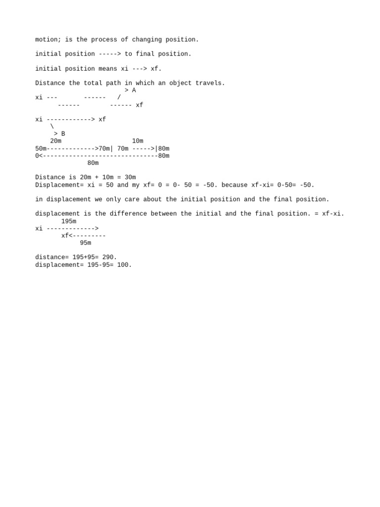 Motion Is The Process of Changing | PDF