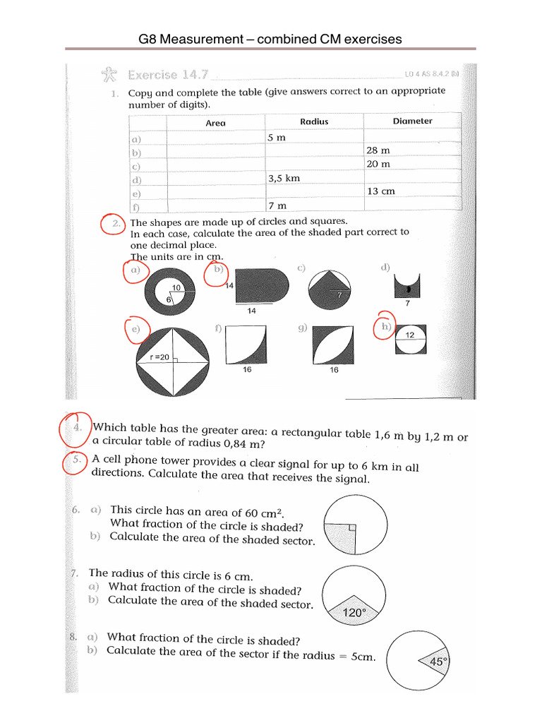 0.0 All CM Exercises in One Document | PDF