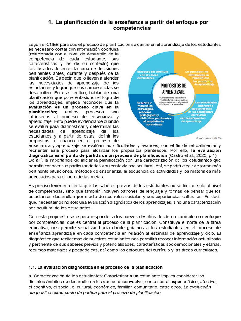 Planificación Educativa por Competencias | PDF | Evaluación | Plan de ...