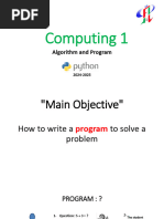 Thonny Python Arithmetic Basics | PDF | Computer Program | Programming
