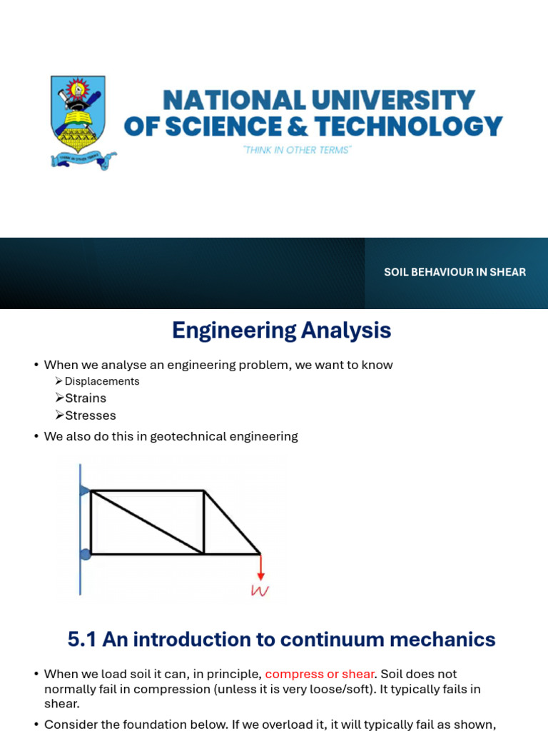 Lecture 3 | PDF | Deformation (Engineering) | Stress (Mechanics)