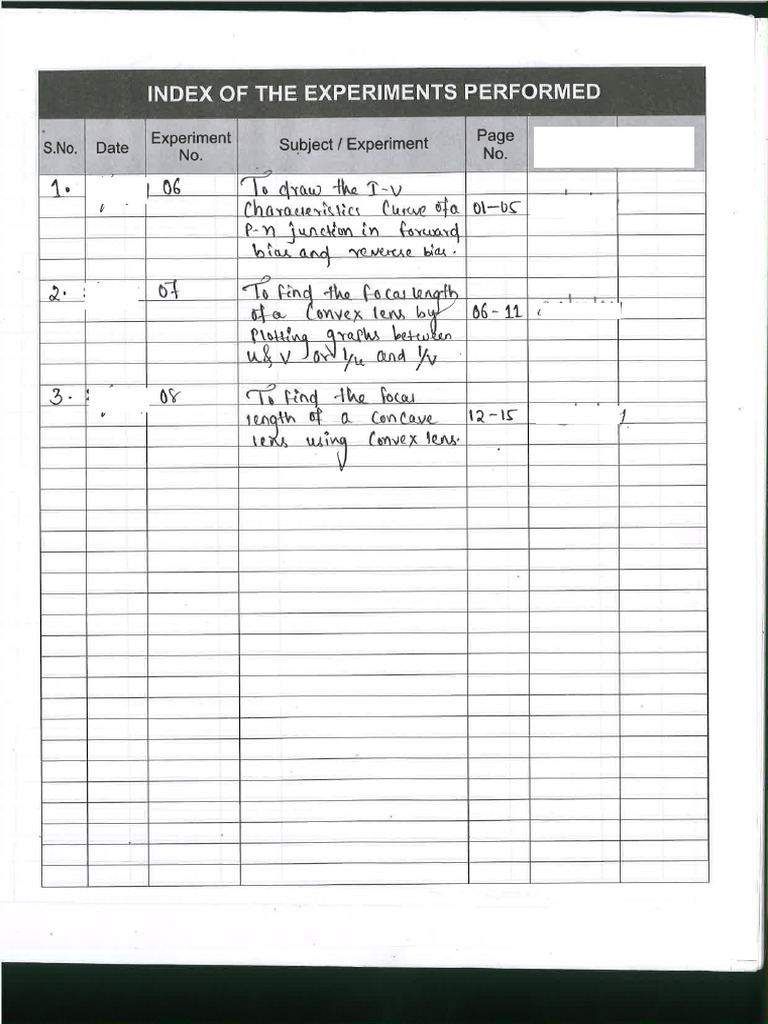 PHYSICS Practical - 2 | PDF