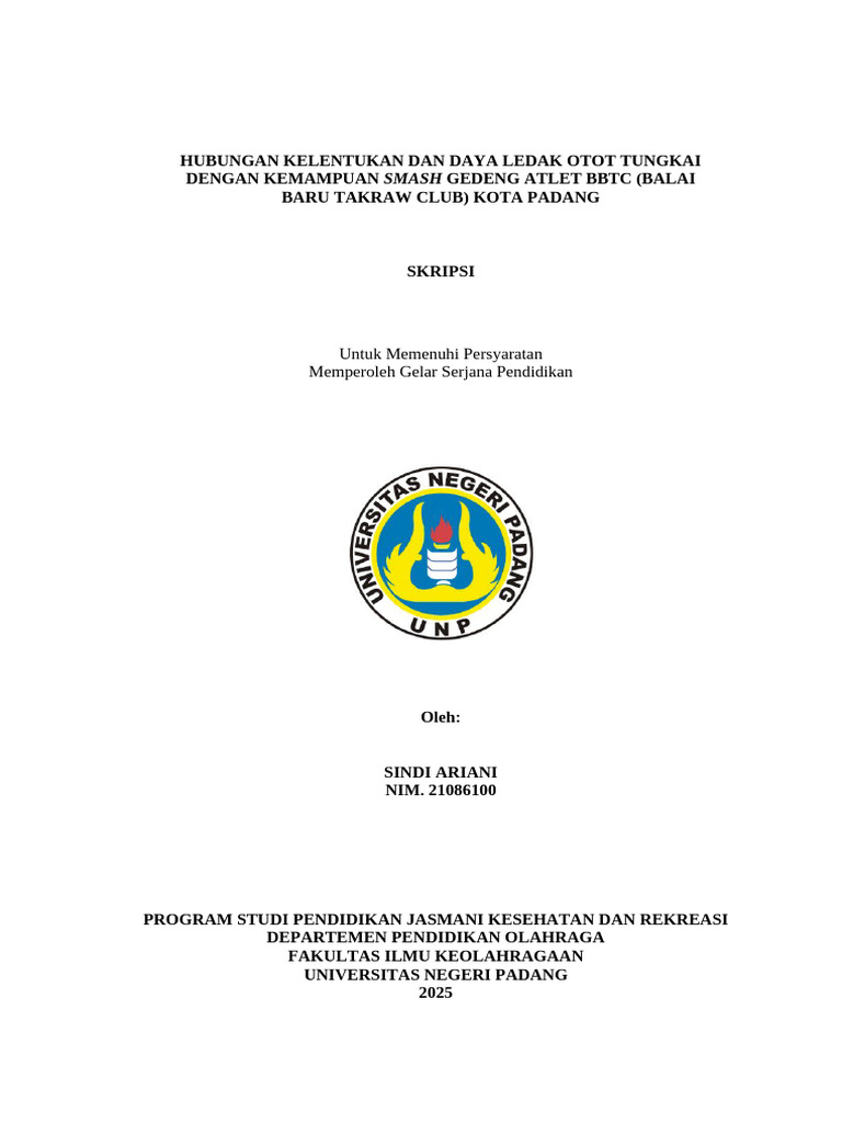 Hubungan Kelentukan dan Daya Ledak Otot | PDF
