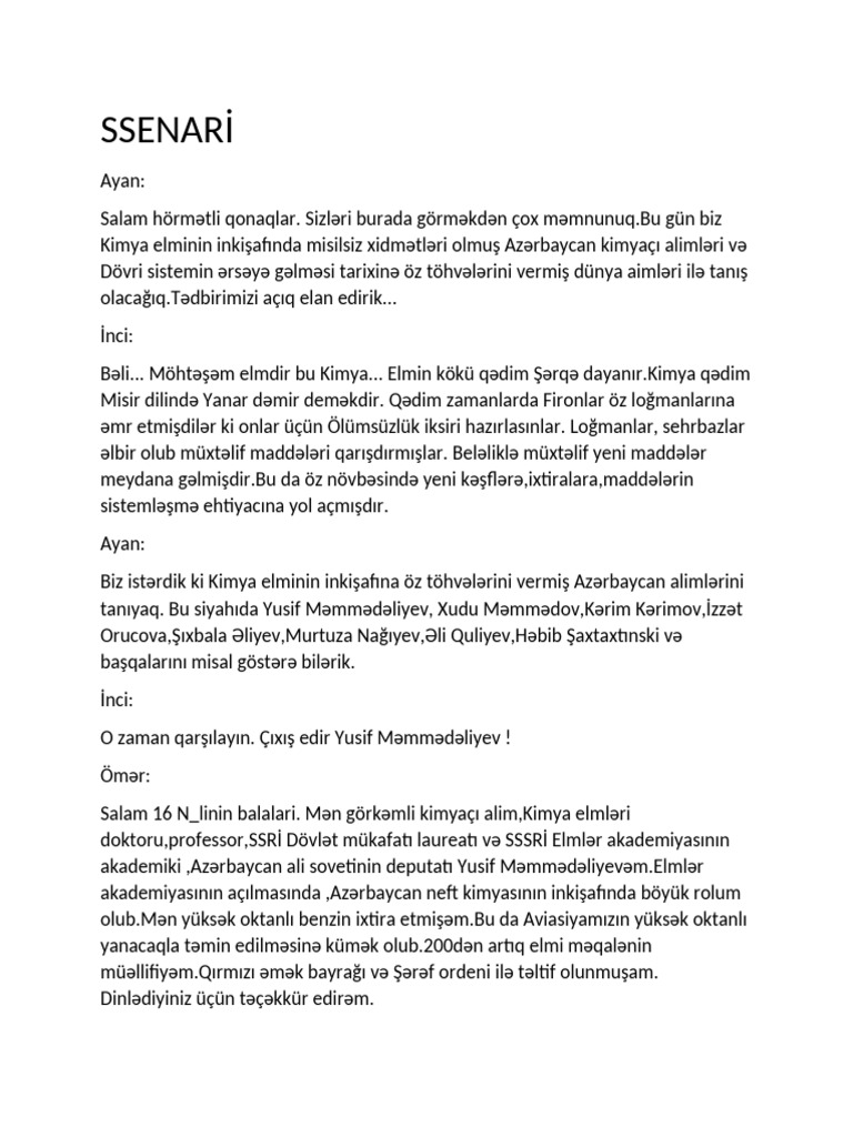 Ssenari | PDF