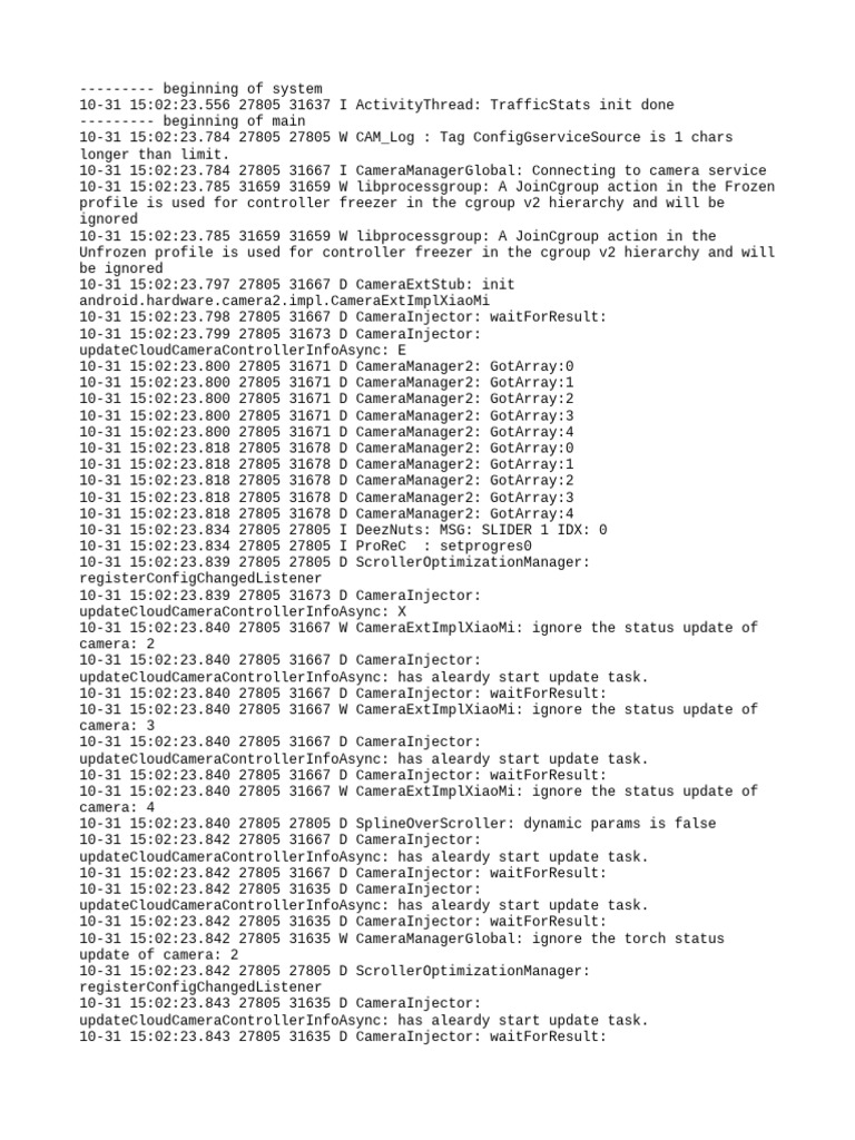 Log Cat 1761897743740 | PDF | Computer Engineering | Operating System ...