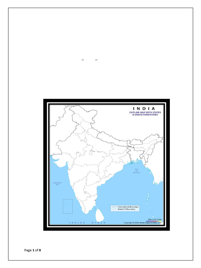 Grade 10 History & Geography Map Worksheet | PDF