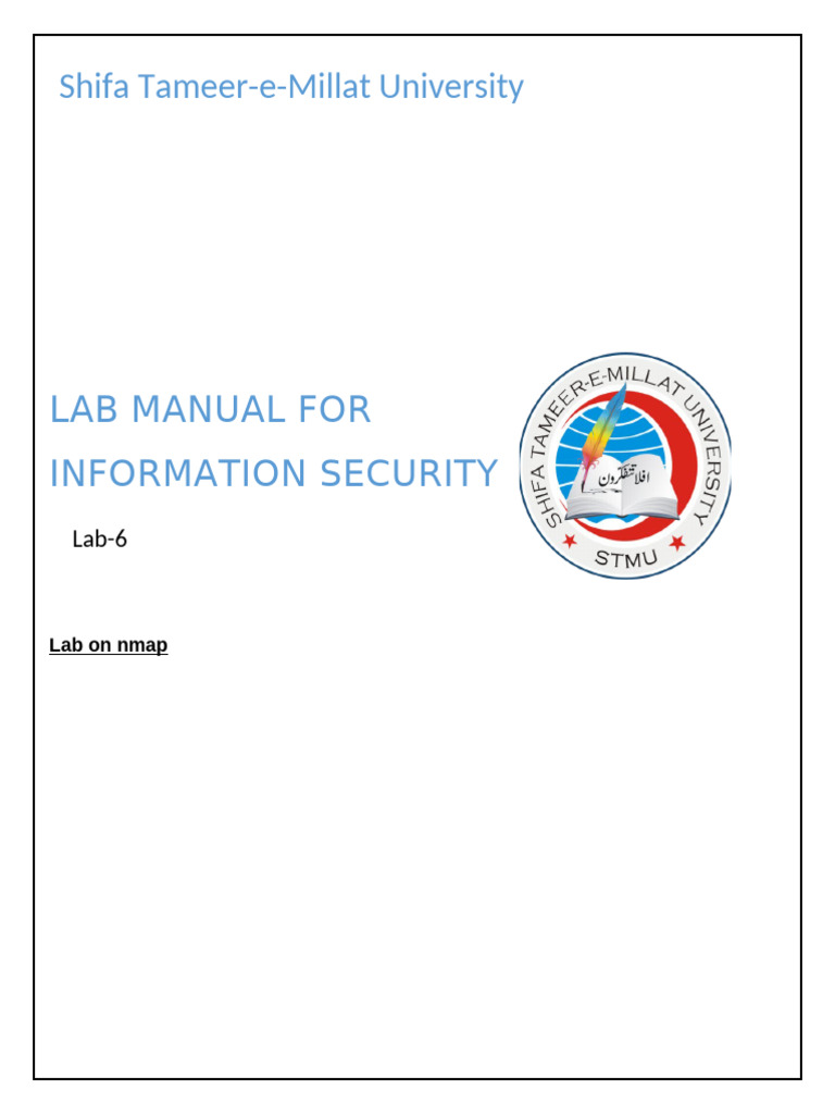 Nmap Lab Guide for Kali Linux | PDF | Transmission Control Protocol ...