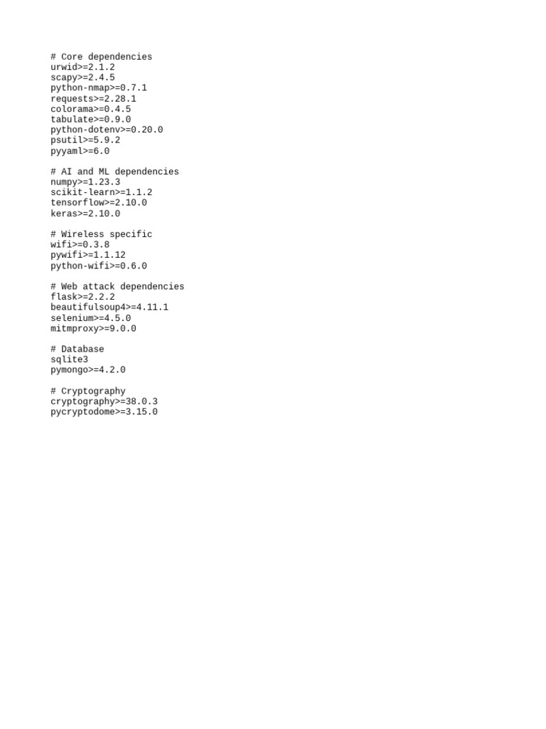 Requirements | PDF
