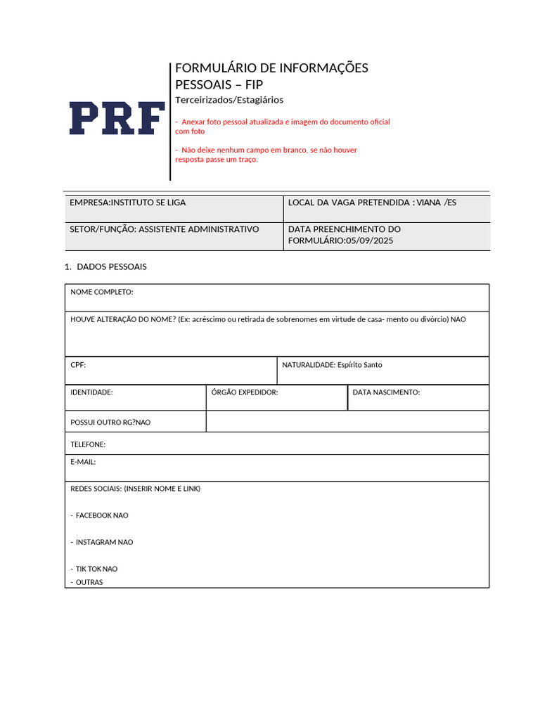 Modelo PRF | PDF