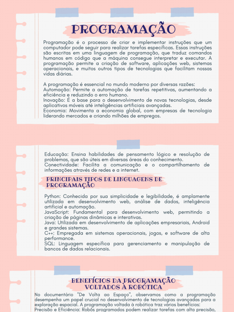 Programação - 241117 - 104105 | PDF