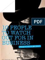 10 People You Want To Avoid in Business