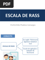 Escala de Rass | PDF | Unidade de Tratamento Intensivo (UTI) | Coma