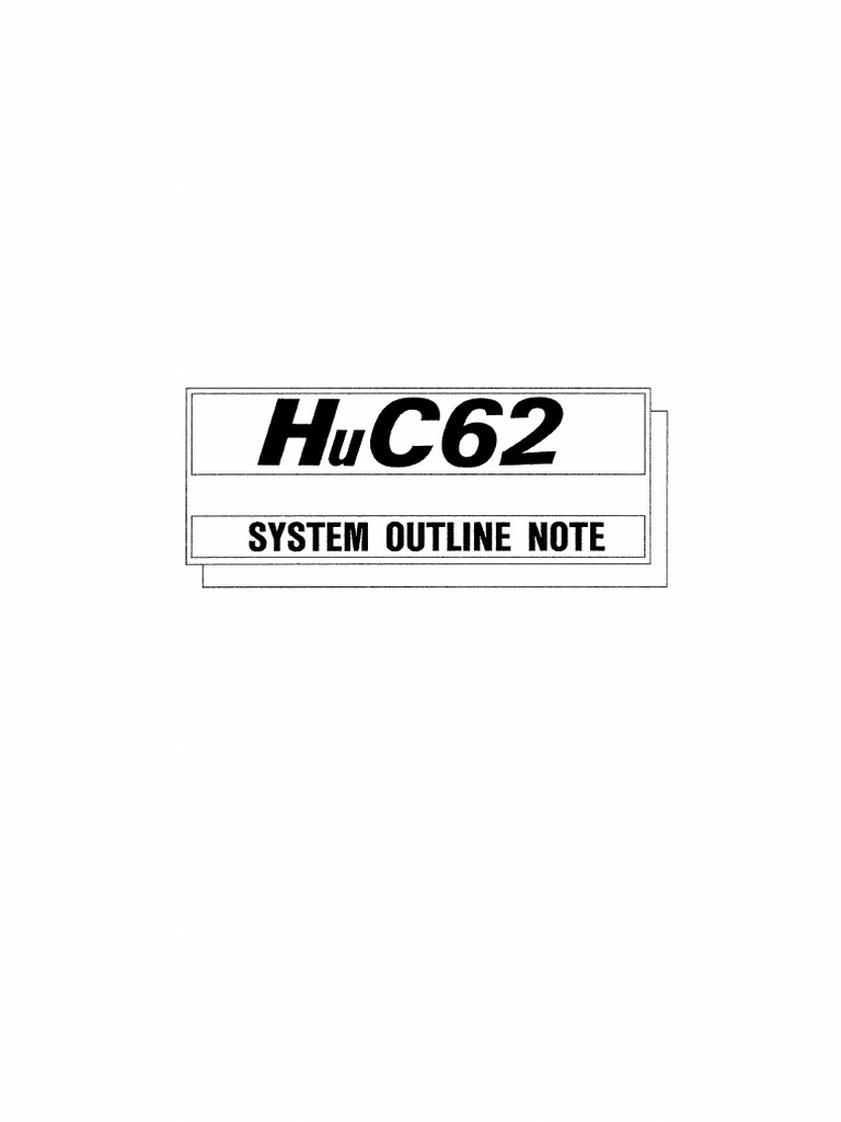 HuC6260 Video Color Encoder Overview | PDF | Video | Central Processing ...