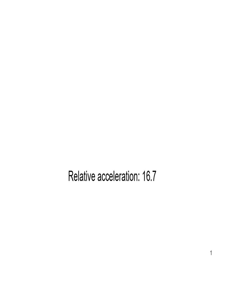 Relative Acceleration in Rotational Motion | PDF | Rotation Around A ...