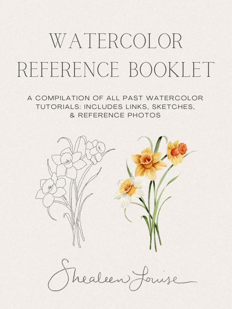 Complete Watercolor Tutorial Guide | PDF | Flower Bouquet | Watercolor ...