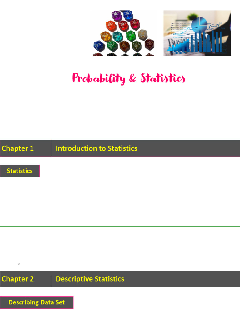 Probaility and Statistics Slides | PDF | Statistics | Hypothesis