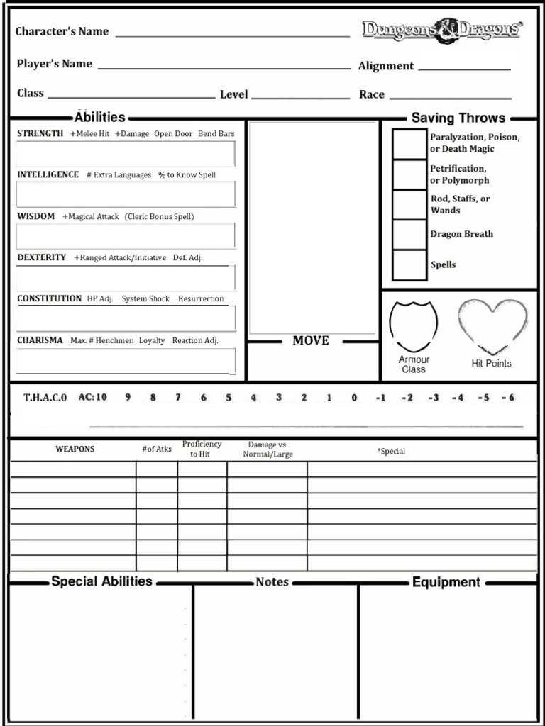 RPG Character Stats and Abilities Guide | PDF | Role Playing Games ...