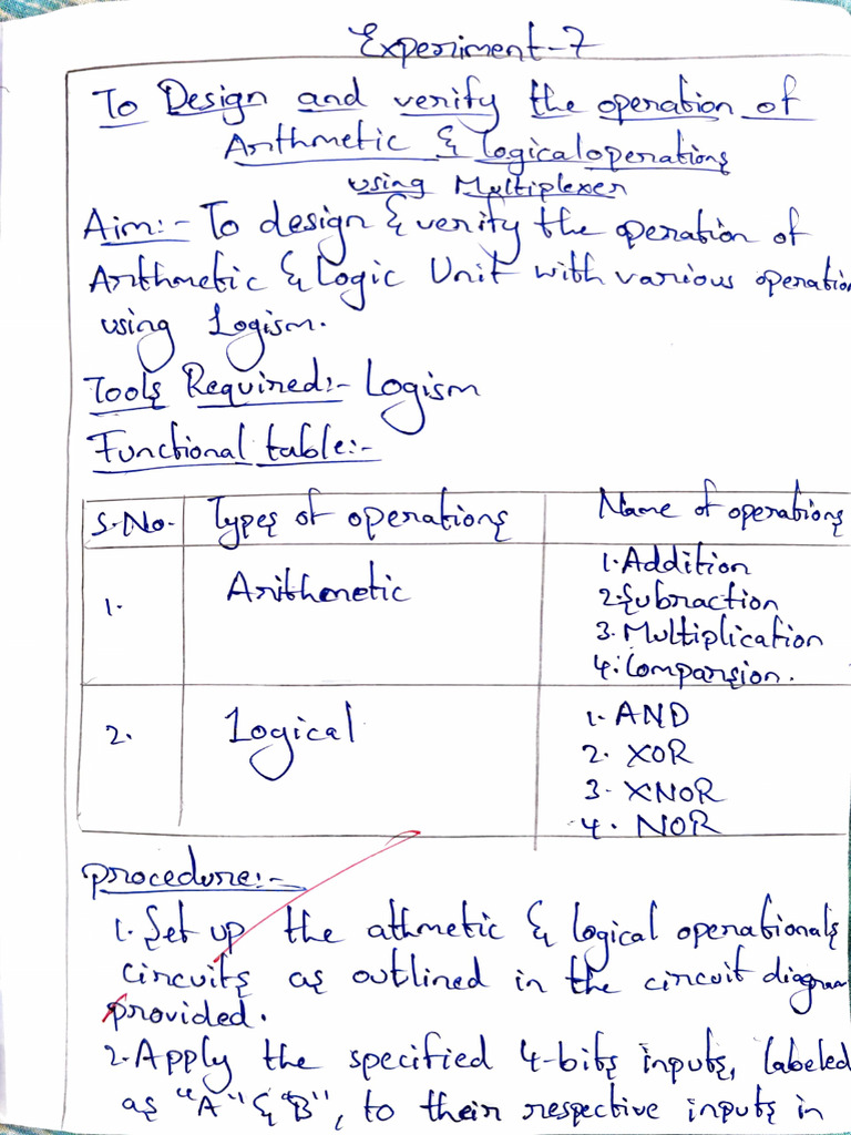 ALU Design and Functionality Overview | PDF