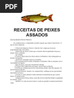 Peixes assados
