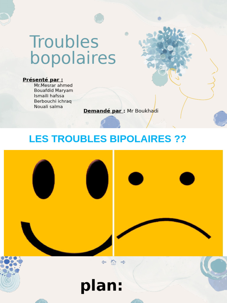 Comprendre les troubles bipolaires PDF Trouble bipolaire — free download