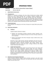 spesifikasi teknis jalan pdf  Spesifikasi  Teknis  DRAINASE docx