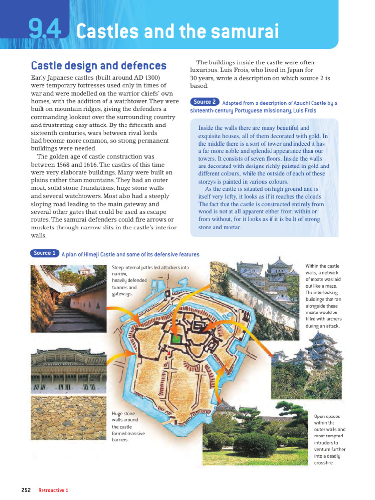 Japanese Castle Defense and Samurai Roles | PDF | Bushido | Castle