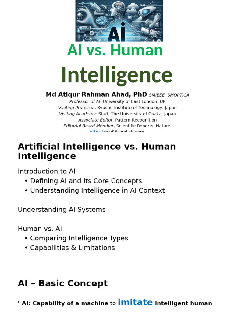 L2b AI Vs Human Intelligence v2 | PDF | Artificial Intelligence ...
