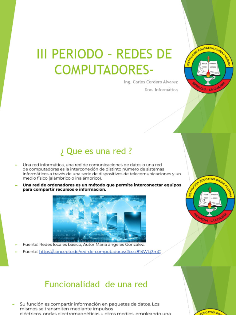 Tipos y Funciones de Redes de Computadoras | PDF | Red de computadoras ...