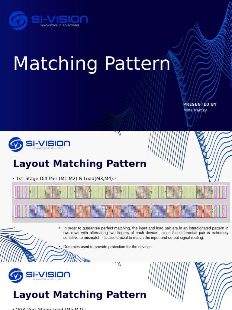Optimizing VGA Layout Matching Patterns | PDF | Analog Circuits ...