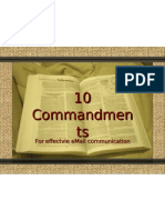 10 Commandments For Effective Email Communication