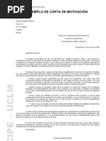 Carta Solicitud Beca Maestria