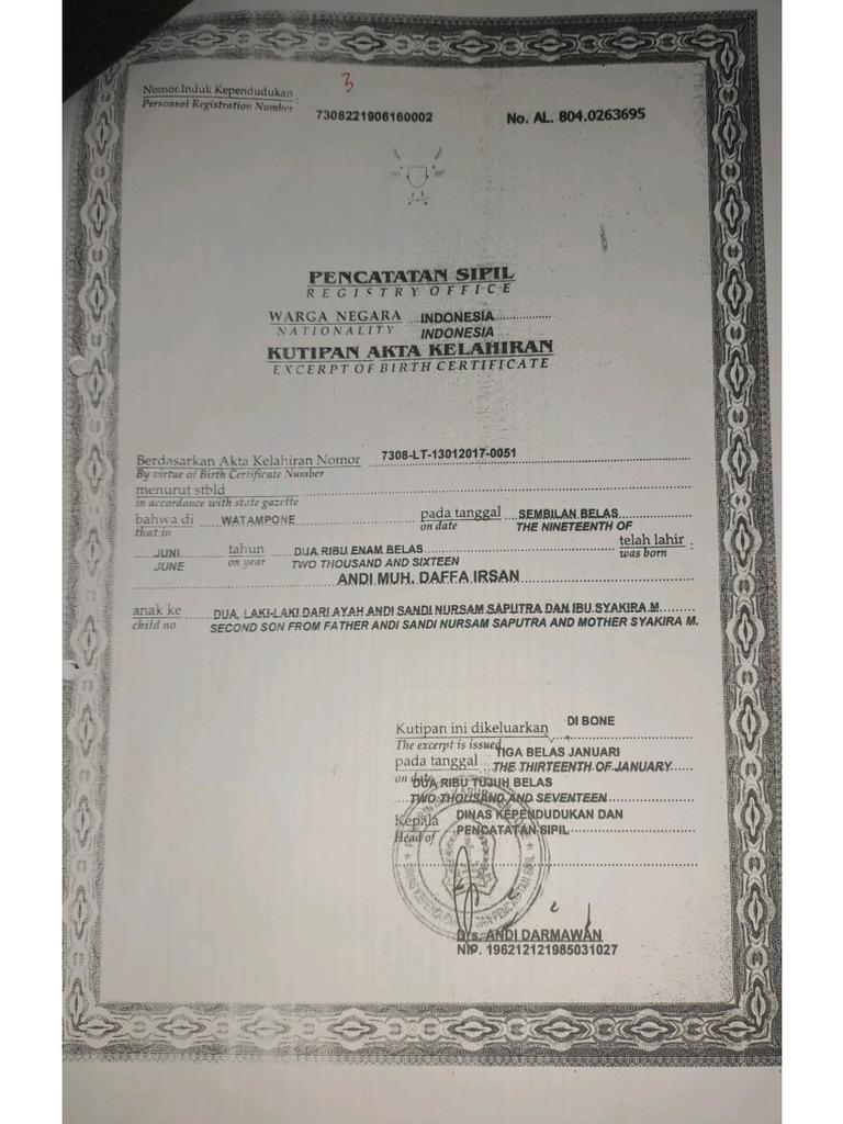 Andi Muh - Daffa | PDF