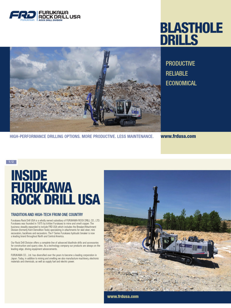 High-Performance Blasthole Drills Guide | PDF | Drilling | Drill