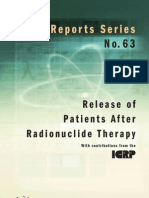 IAEA Safety Series No. 63-Release of Patients After Radionuclide Therapy