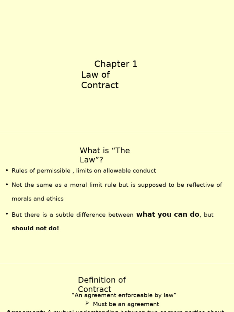 Essential Elements of Contracts Explained | PDF | Offer And Acceptance ...