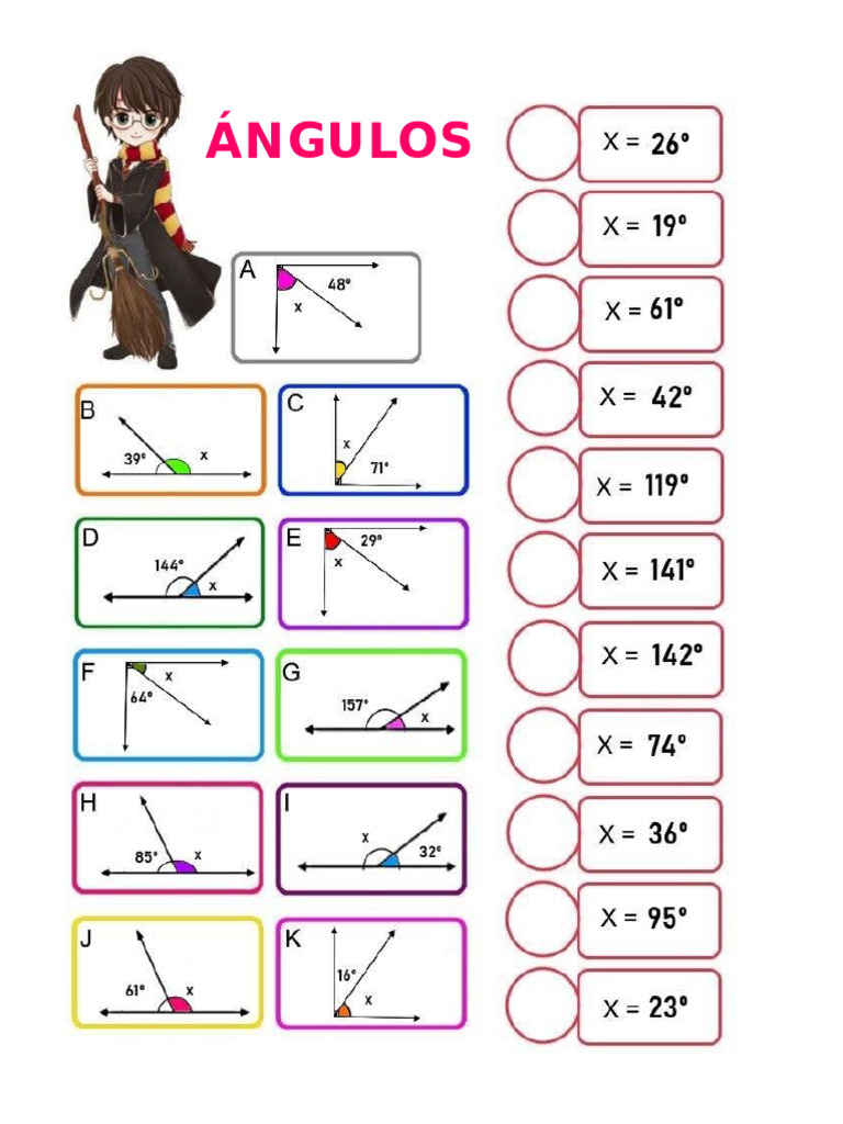 Guía Ángulos 1 | PDF
