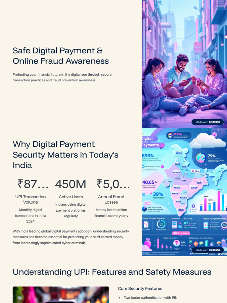 Safe Digital Payment and Online Fraud Awareness | PDF | Personal ...